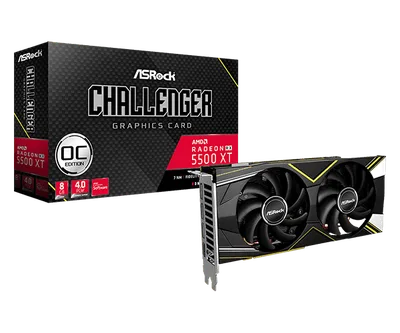 ASRock Challenger D OC Radeon RX 5500 XT 8GB 241mm