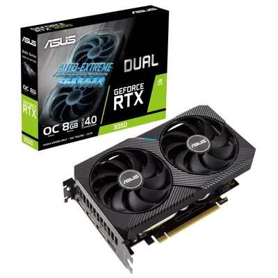 Asus DUAL OC GeForce RTX 3050 8GB 8GB 200mm
