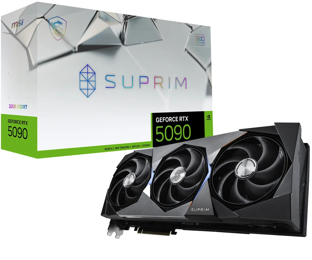 MSI SUPRIM SOC GeForce RTX 5090 32GB 359mm