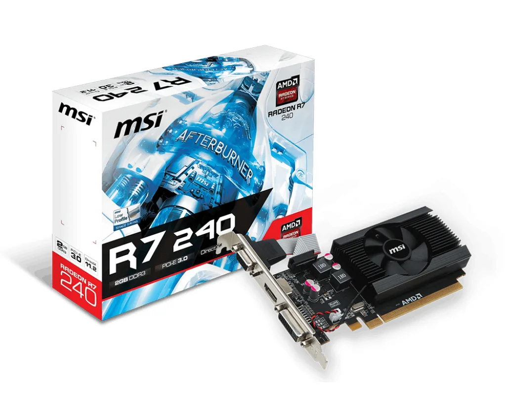MSI LP Radeon R7 240 2GB 144mm