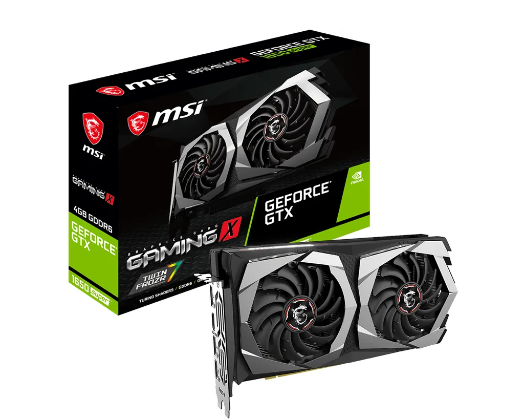 MSI GAMING X GeForce GTX 1650 SUPER 4GB 248mm