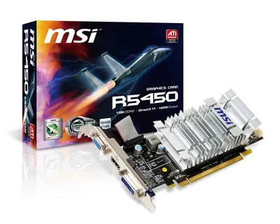 MSI R5450-MD1GH/D2 Radeon HD 5450