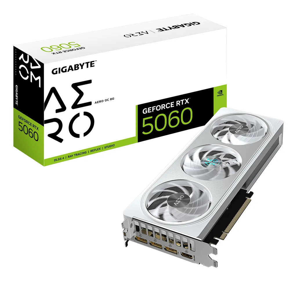 Gigabyte AERO OC GeForce RTX 5060 8GB 281mm