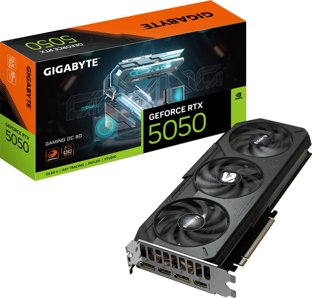 Gigabyte GAMING OC GeForce RTX 5050 8GB 280mm