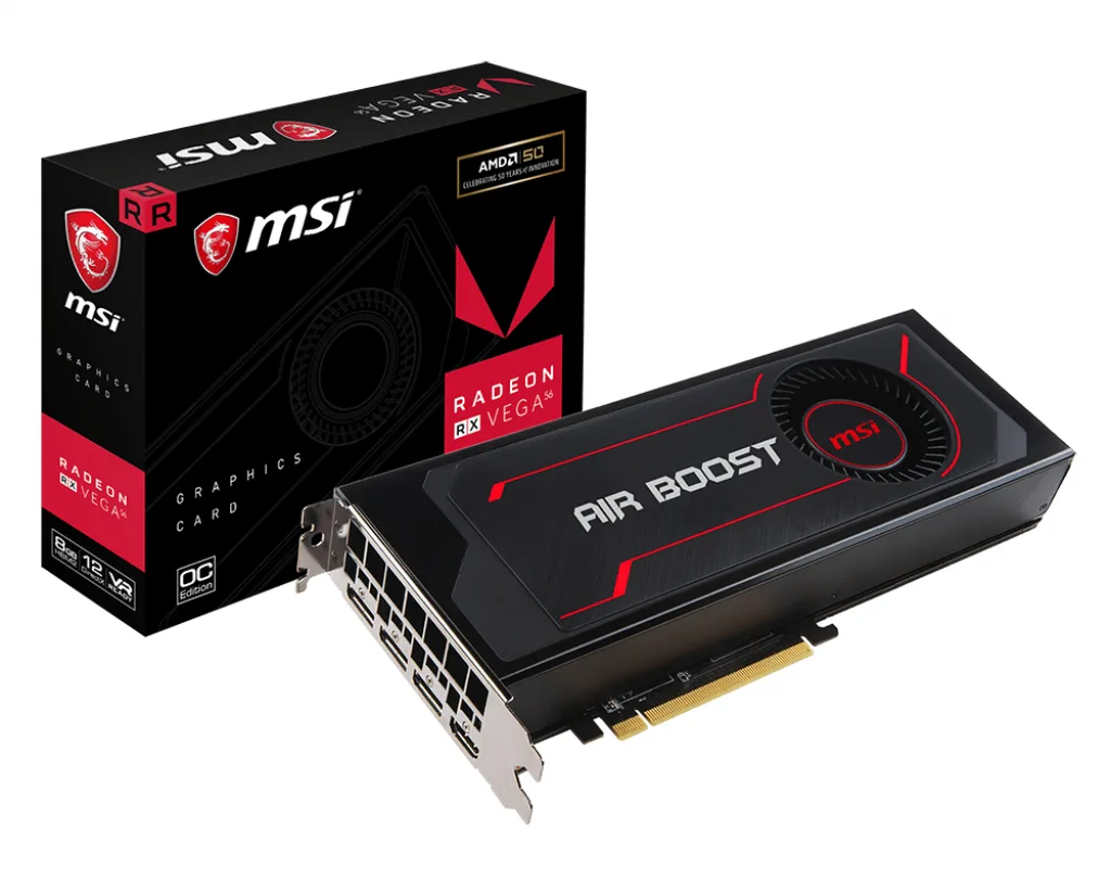 MSI AIR BOOST OC Radeon RX VEGA 56 8GB 270mm