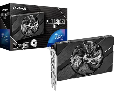 ASRock Intel Arc A380 Challenger ITX