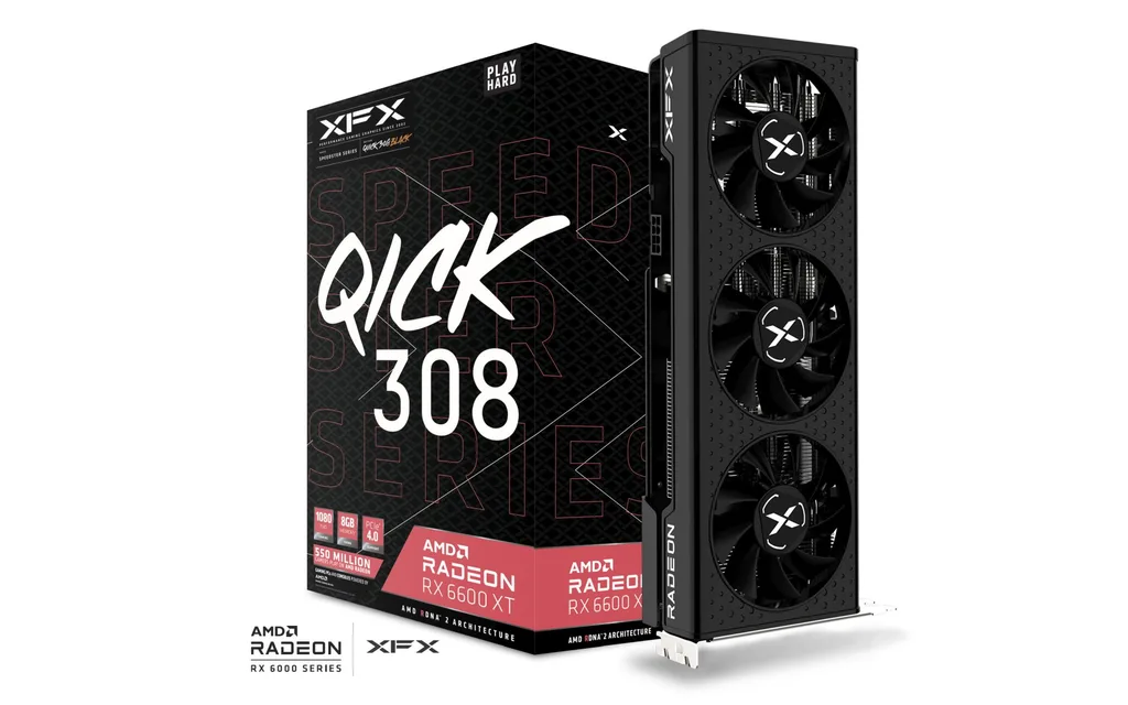 XFX Speedster QICK 308 Black Radeon RX 6600 XT 8GB 274mm