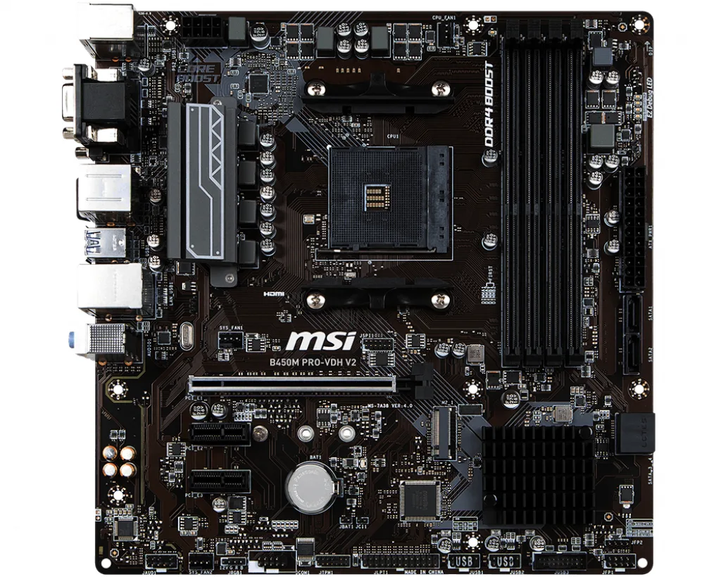 MSI B450M PRO-VDH V2