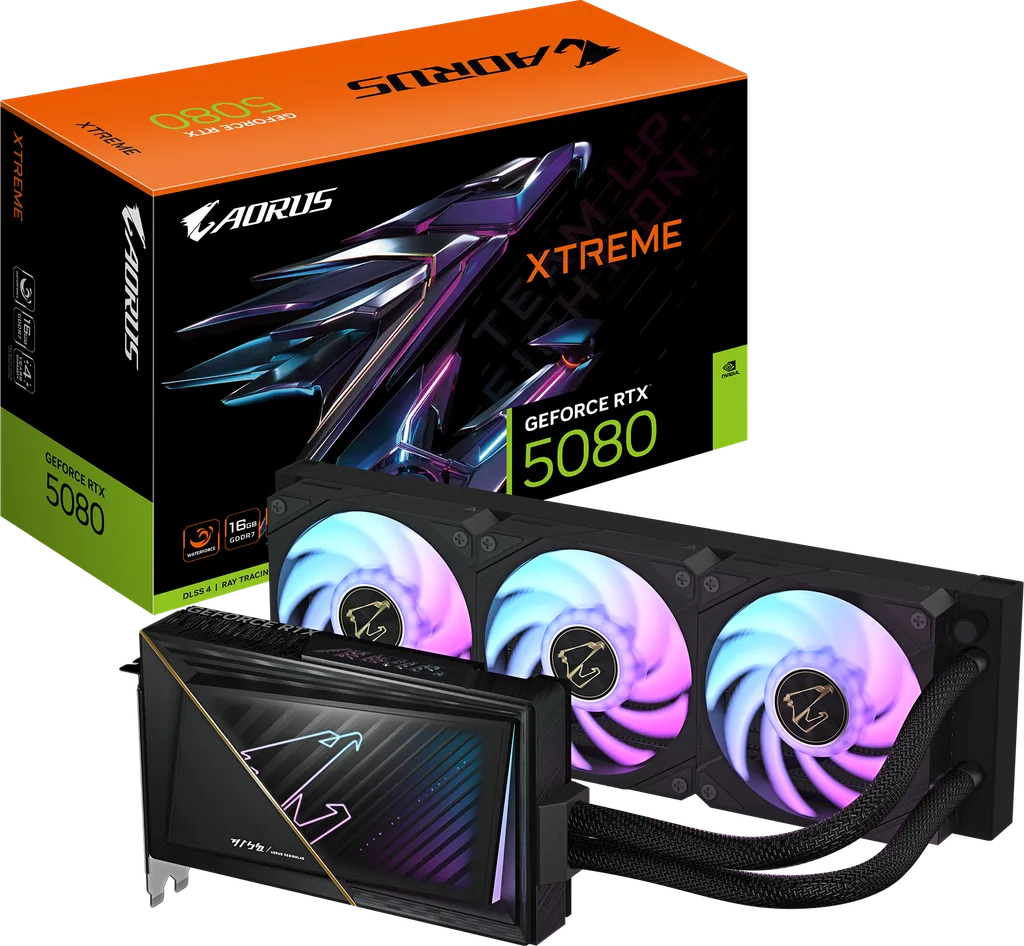 Gigabyte AORUS XTREME WATERFORCE GeForce RTX 5080 16GB 220mm