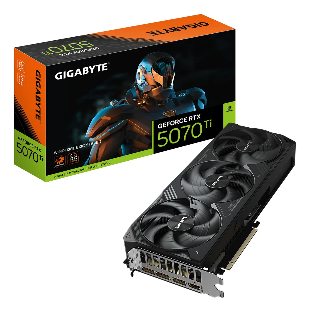 Gigabyte WINDFORCE OC SFF GeForce RTX 5070 Ti 16GB 304mm