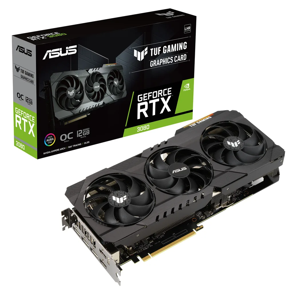 Asus TUF GAMING OC GeForce RTX 3080 12GB LHR 12GB 300mm