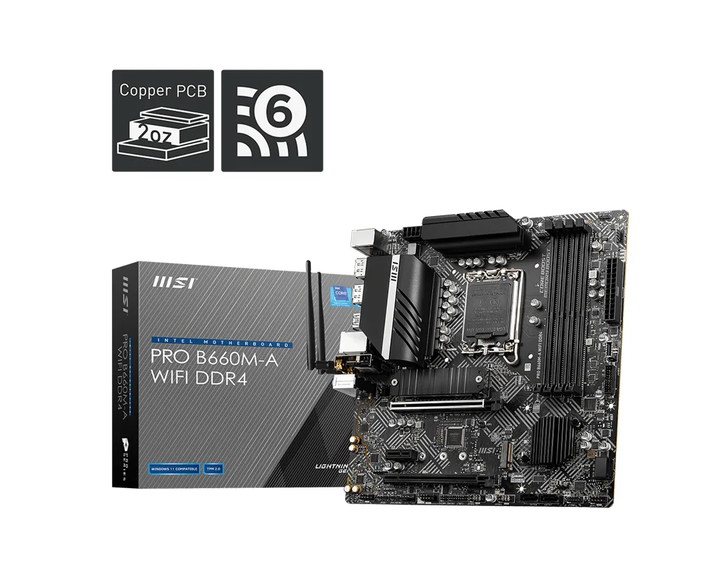 MSI PRO B660M-A WIFI DDR4
