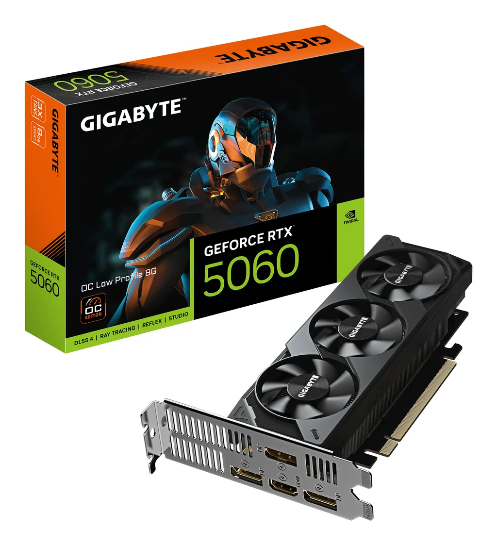 Gigabyte OC Low Profile GeForce RTX 5060 8GB 182mm