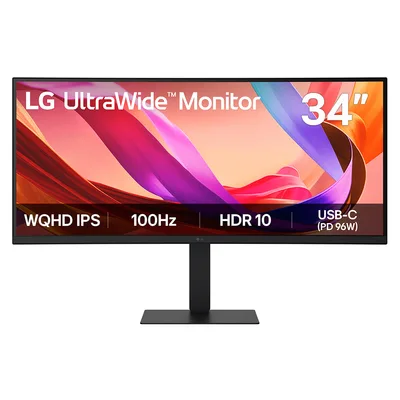 LG 34" IPS Ultrawide QHD Monitor
