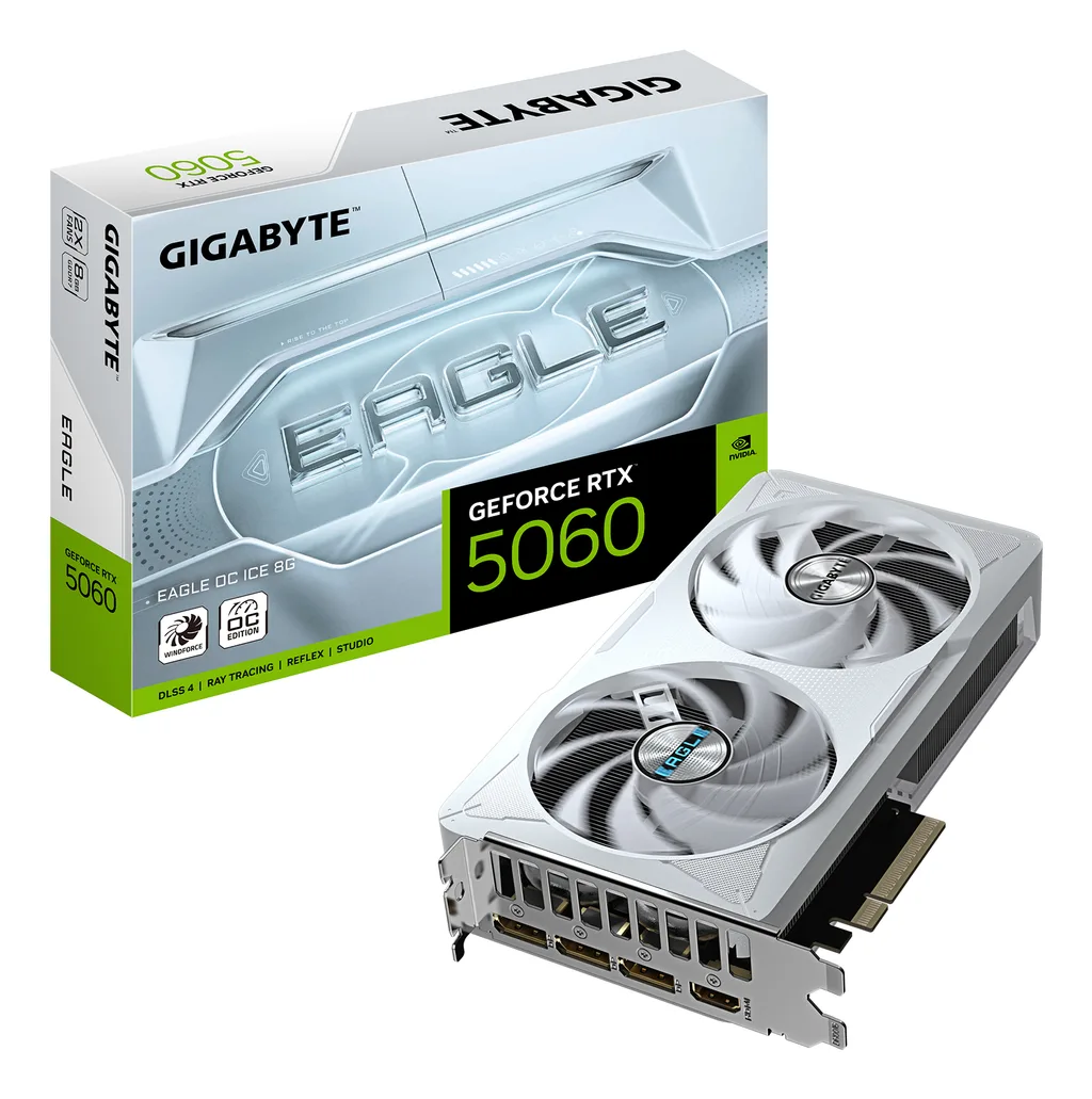 Gigabyte EAGLE OC ICE GeForce RTX 5060 8GB 208mm