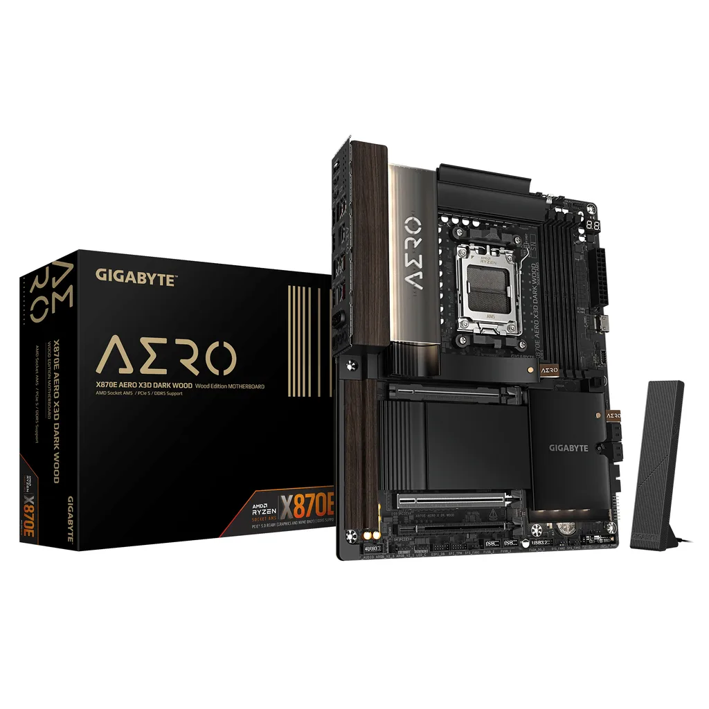 GIGABYTE X870E AERO X3D DARK WOOD