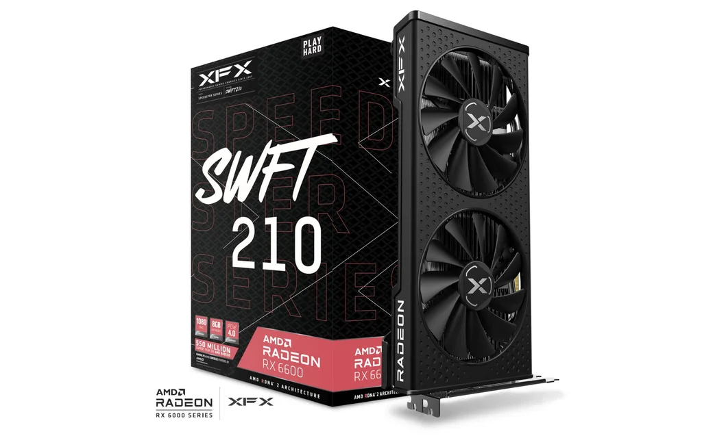 XFX Speedster SWFT 210 Radeon RX 6600 8GB 241mm