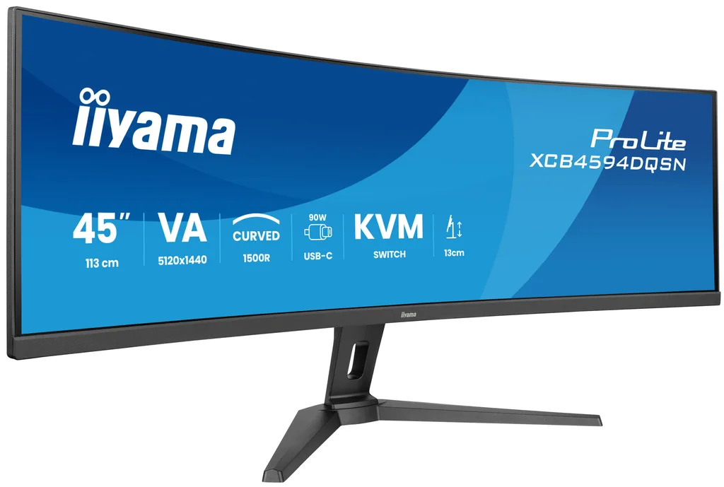 iiyama 45"LCD Curved Bus. UWQHD 44.5" 165Hz