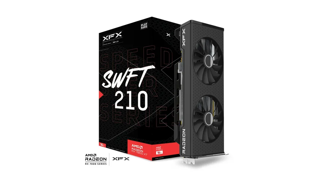 XFX Speedster SWFT 210 Core Radeon RX 7800 XT 16GB 283mm