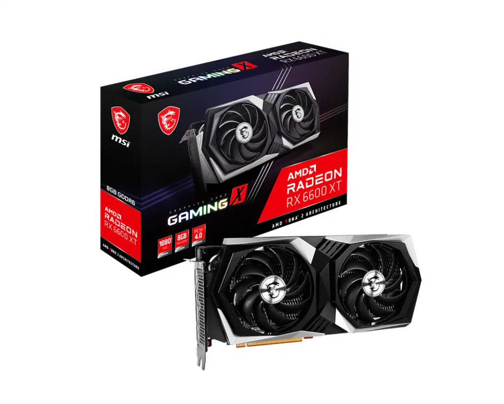 MSI GAMING X Radeon RX 6600 XT 8GB 277mm