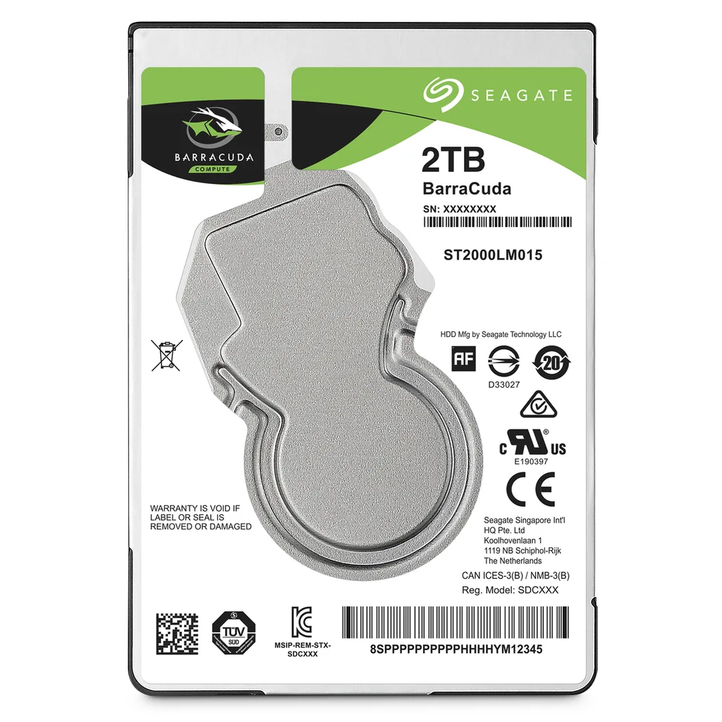Seagate Barracuda Compute 2TB 5400rpm 2.5"