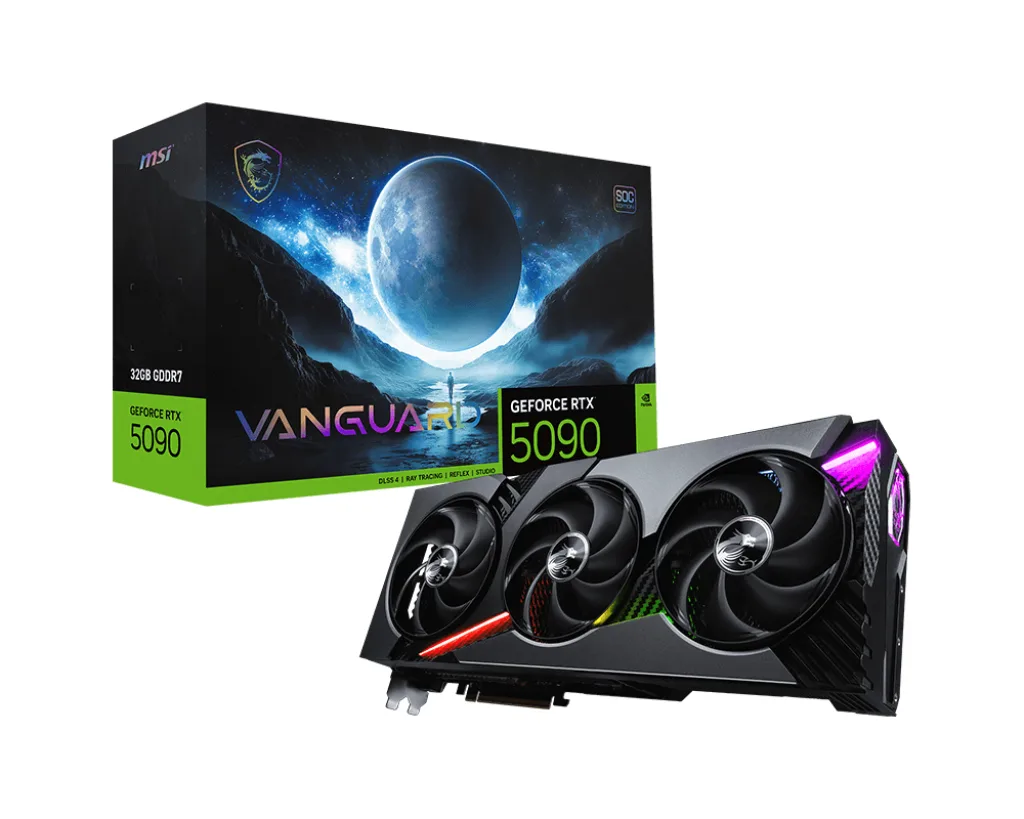 MSI VANGUARD SOC GeForce RTX 5090 32GB 357mm