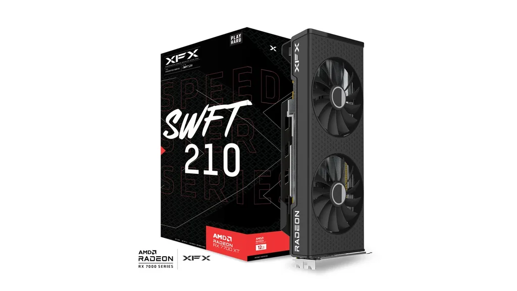 XFX Speedster SWFT 210 Core Radeon RX 7700 XT 12GB 280mm
