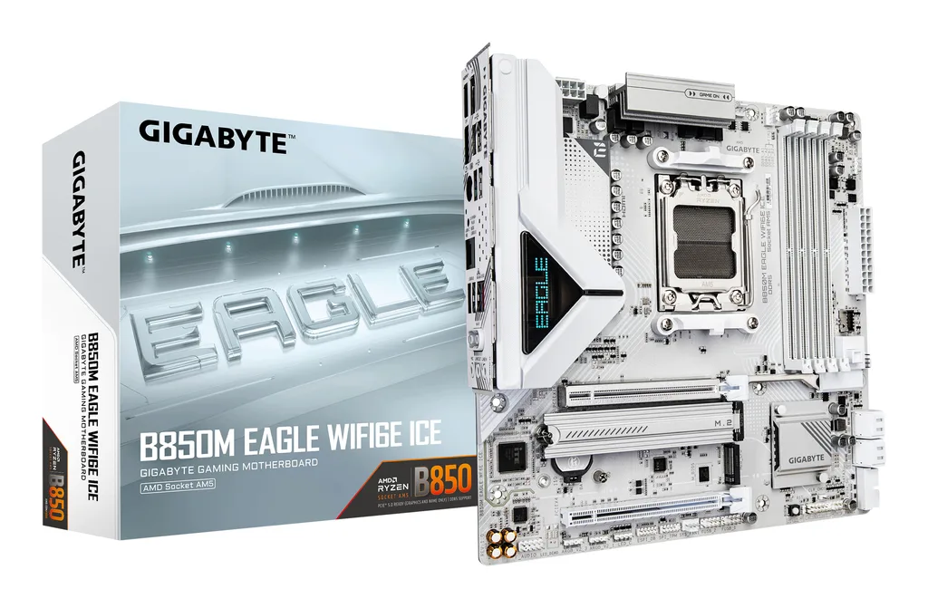 Gigabyte B850M EAGLE WIFI6E ICE