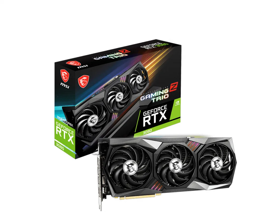 MSI GAMING Z TRIO GeForce RTX 3080 10GB LHR 10GB 323mm