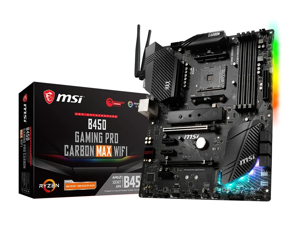 MSI B450 GAMING PRO CARBON MAX WIFI