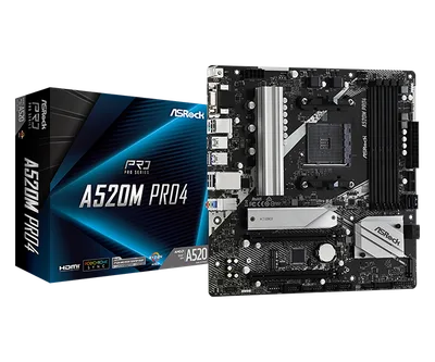 ASRock A520M Pro4