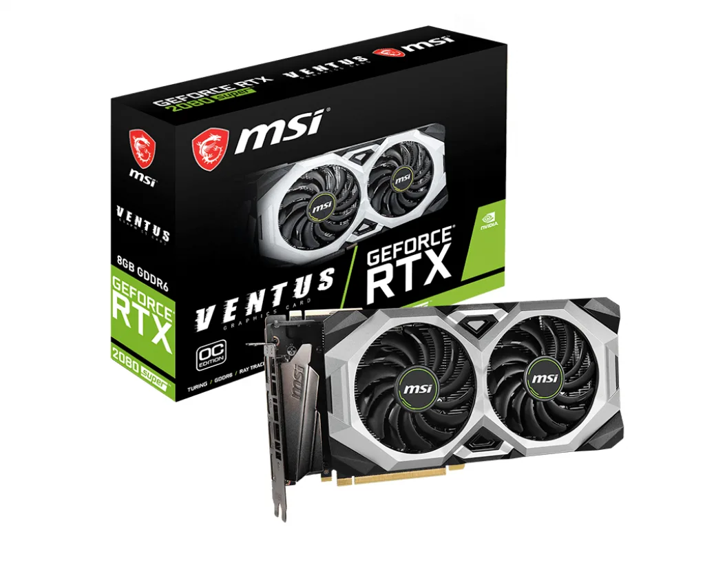 MSI VENTUS XS OC GeForce RTX 2080 SUPER 8GB 257mm