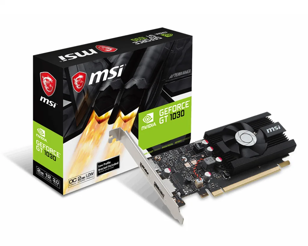 MSI GT 1030 2GHD4 LP OC GeForce GT 1030 DDR4