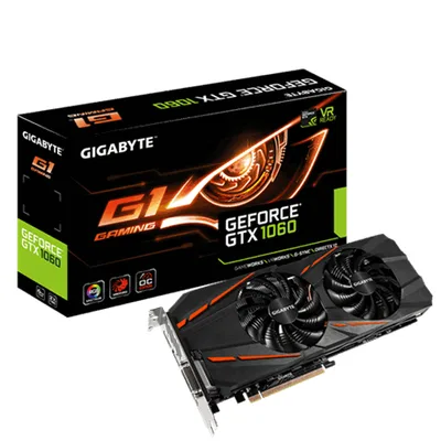Gigabyte GAMING GeForce GTX 1060 6GB 6GB 278mm
