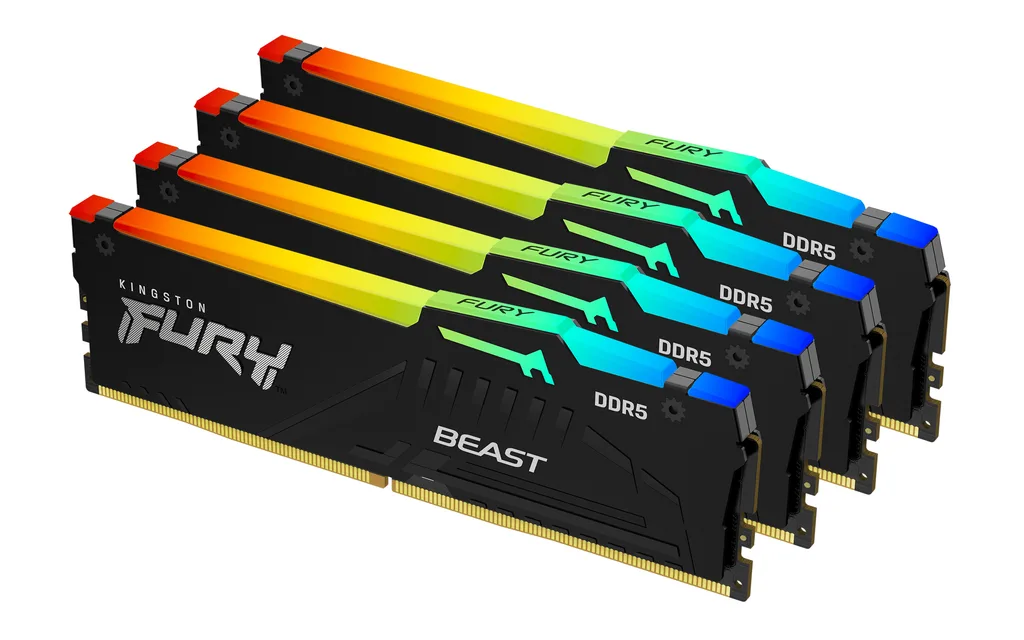 Kingston FURY Beast RGB 128 GB (4x32GB) DDR5-5200 CL40