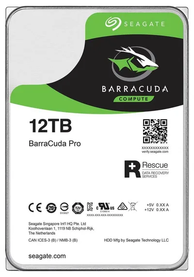 Seagate BarraCuda Pro 12TB 7200rpm 3.5"