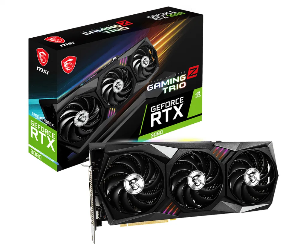 MSI GAMING Z TRIO GeForce RTX 3080 12GB LHR 12GB 323mm