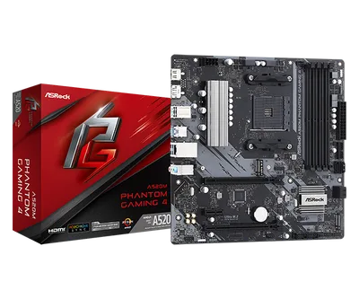 ASRock A520M Phantom Gaming 4
