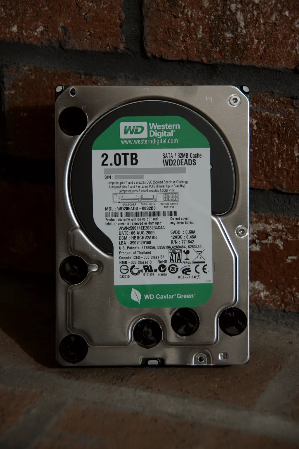 Western Digital Caviar Green 2TB 5400rpm 3.5"