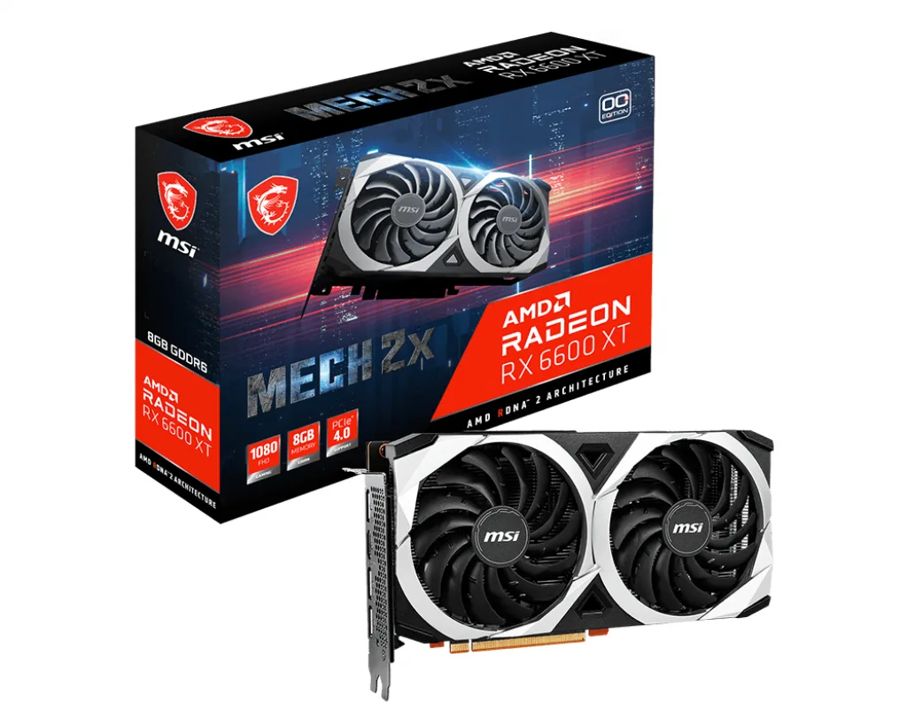 MSI RX 6600 XT MECH 2X 8G OC Radeon RX 6600 XT