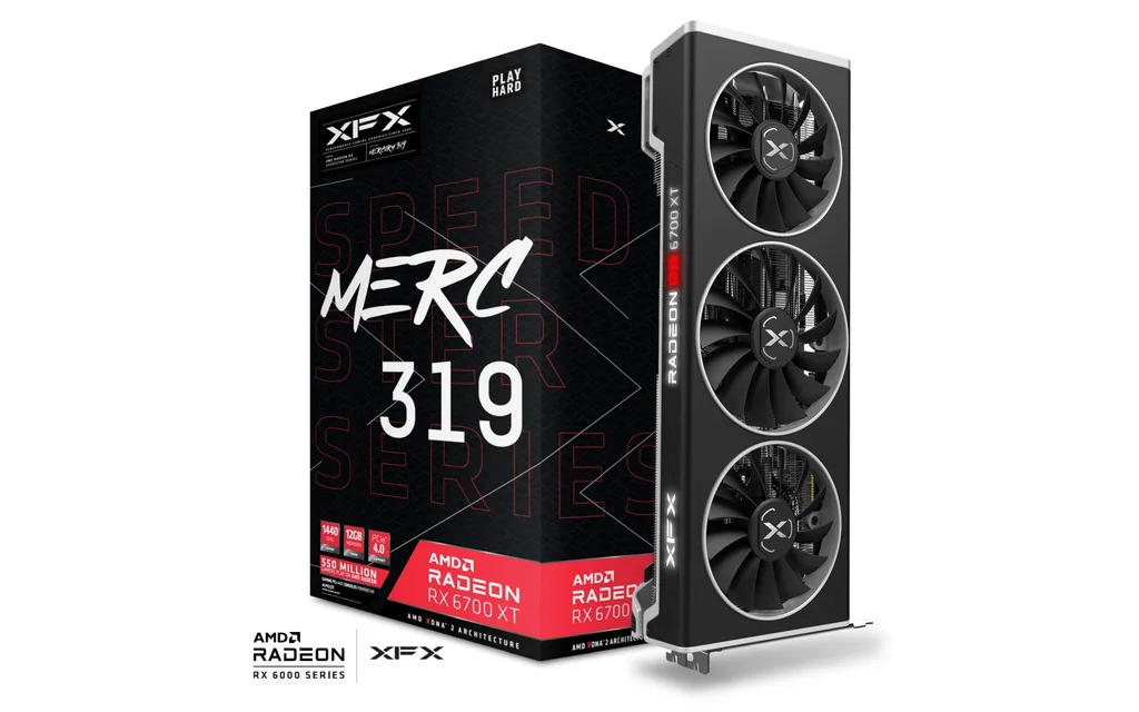 XFX Speedster MERC 319 Black Radeon RX 6700 XT 12GB 323mm