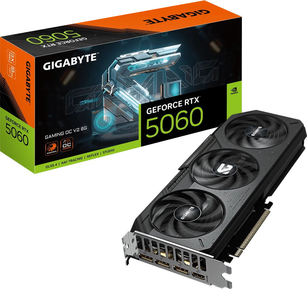 Gigabyte GAMING OC GeForce RTX 5060 8GB 281mm