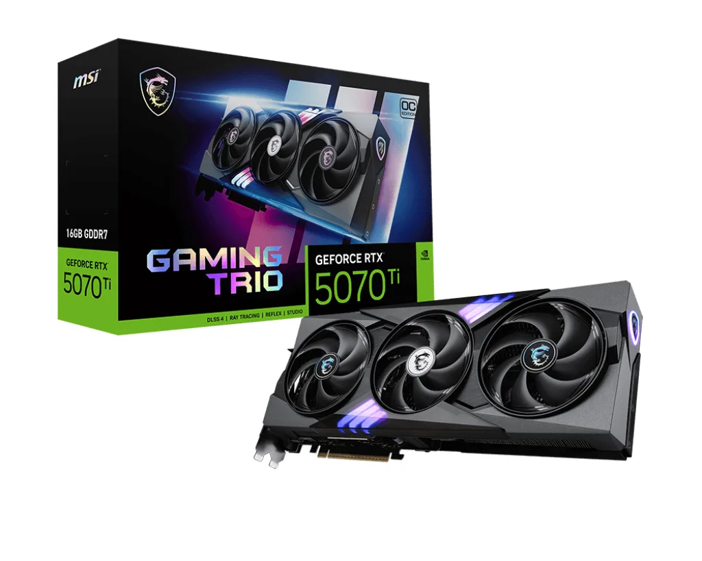 MSI GAMING TRIO OC GeForce RTX 5070 Ti 16GB 338mm (Black)