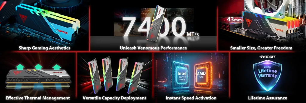 Patriot Viper Venom RGB 16 GB DDR5-6000 CL30