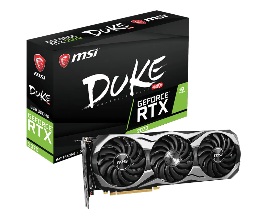 MSI DUKE GeForce RTX 2070 8GB 314mm