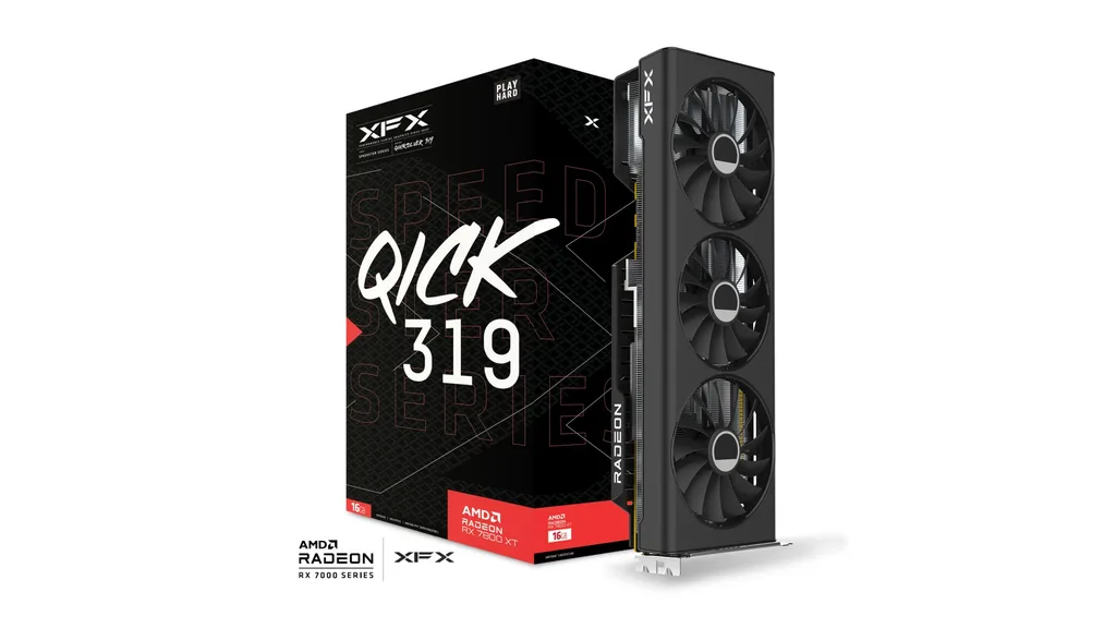 XFX Speedster QICK 319 Core Radeon RX 7800 XT 16GB 335mm (White)