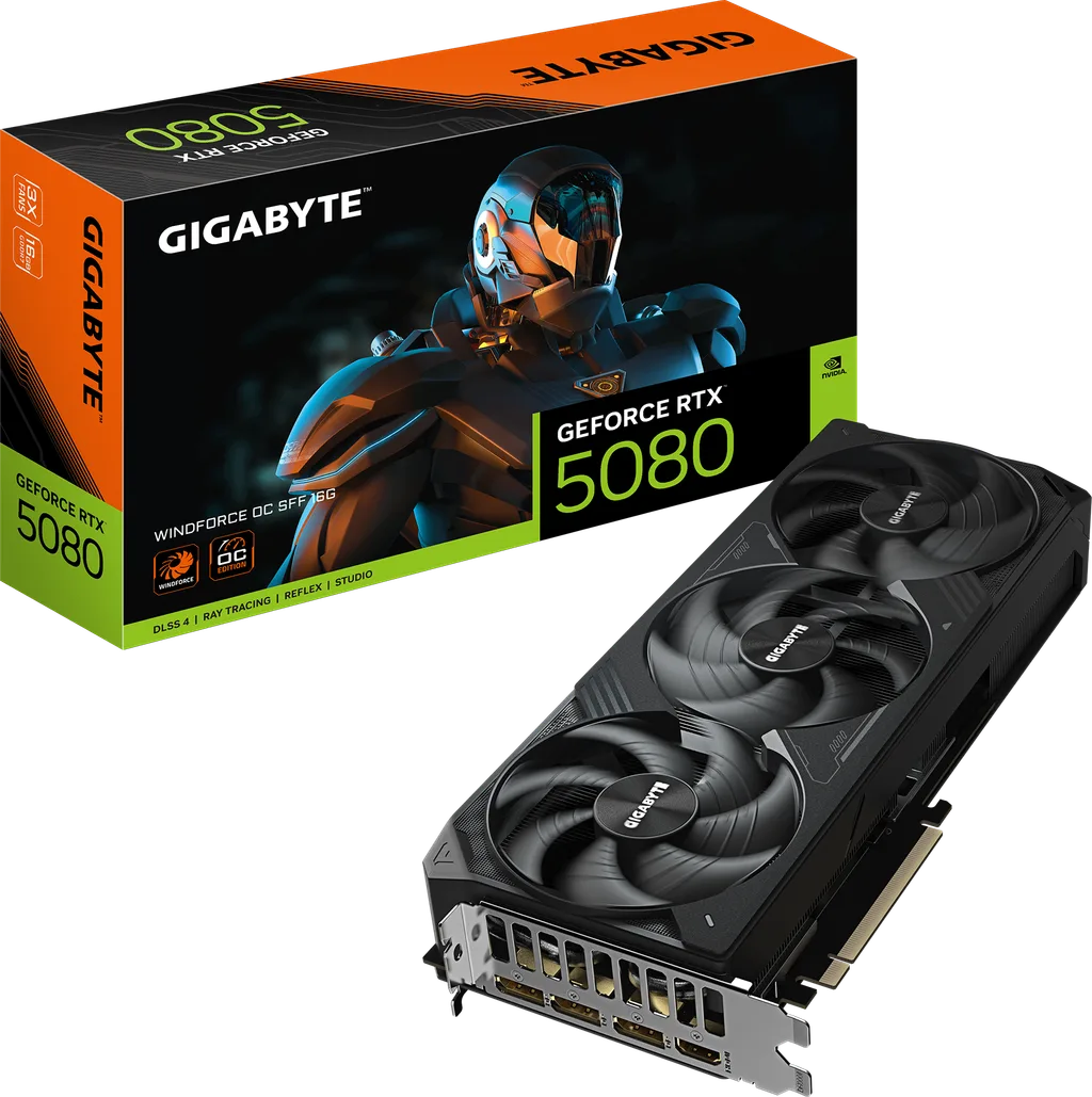 Gigabyte WINDFORCE OC SFF GeForce RTX 5080 16GB 304mm