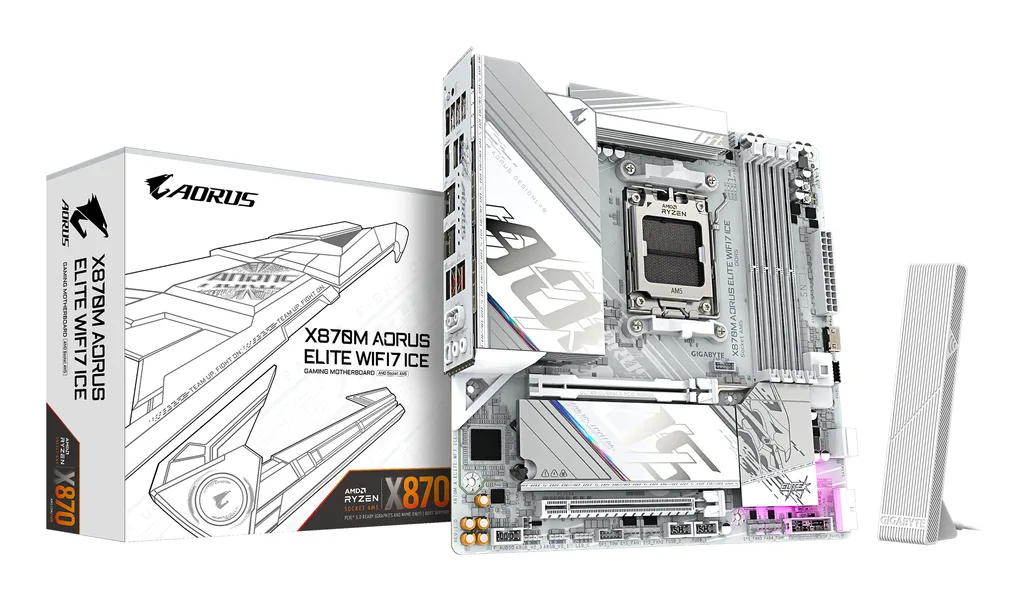 GIGABYTE X870M AORUS ELITE WIFI7 ICE