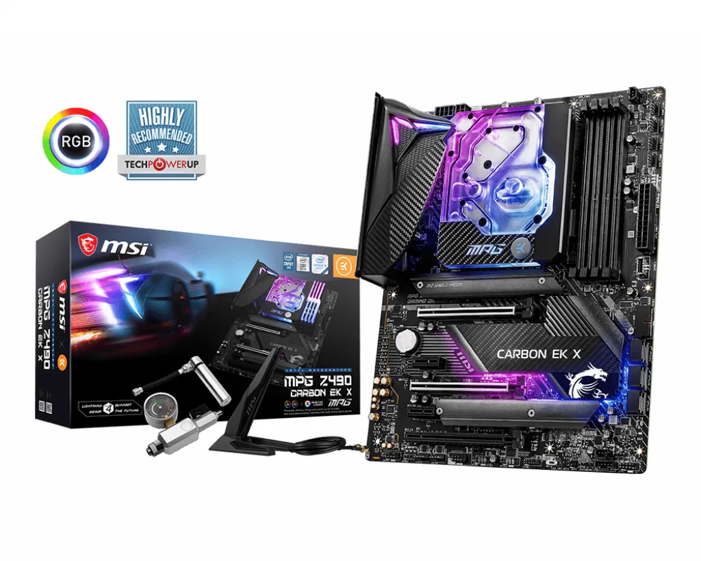 MSI MPG Z490 CARBON EK X