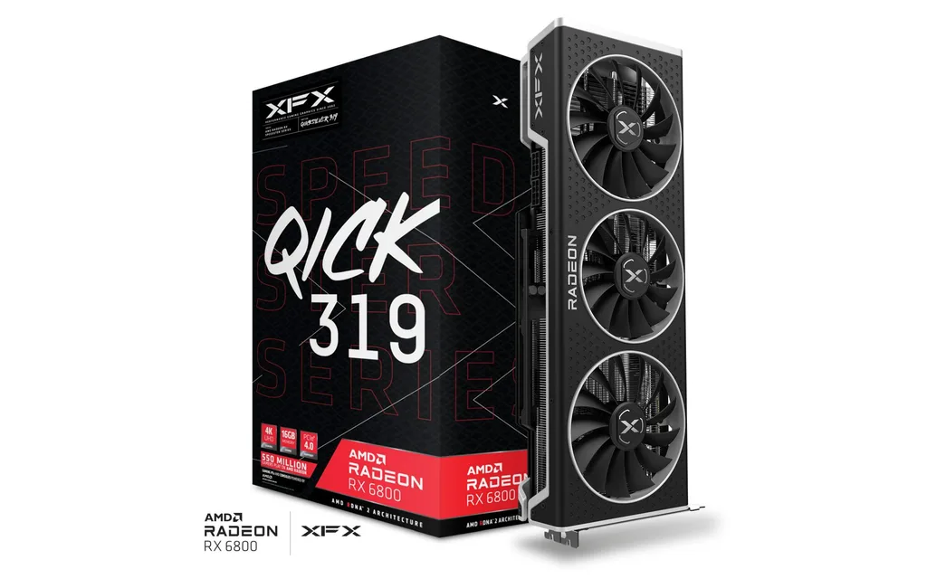 XFX Speedster QICK 319 BLACK Radeon RX 6800 16GB 340mm